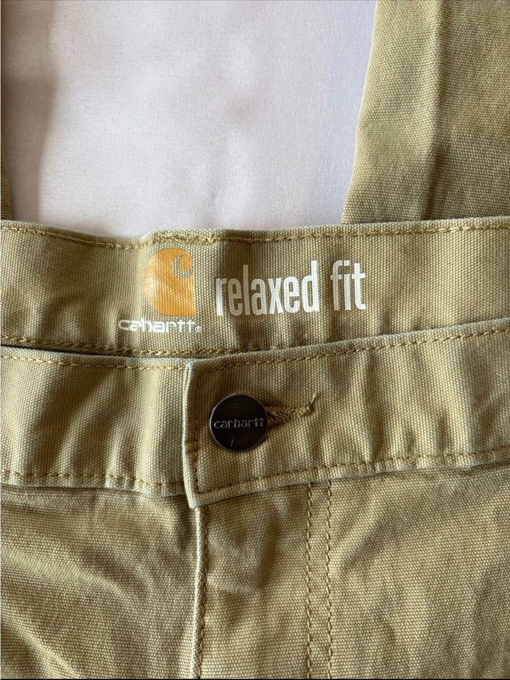 Carhartt Tan Relaxed Fit Workwear Cargo Pants - Picture 4 of 7